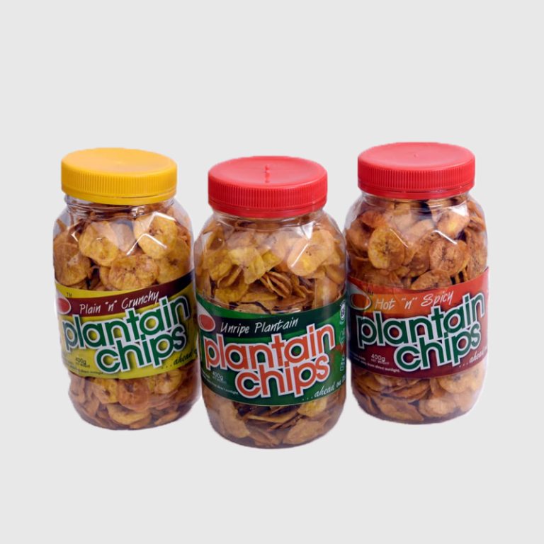 Chips Plantain Ripe 900G Jar Shoprite NG